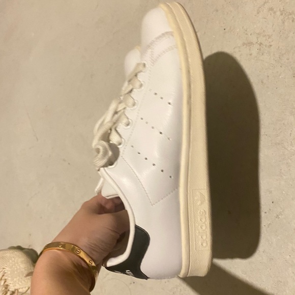 Adidas Stan Smith white & black size 6 - Picture 3 of 6